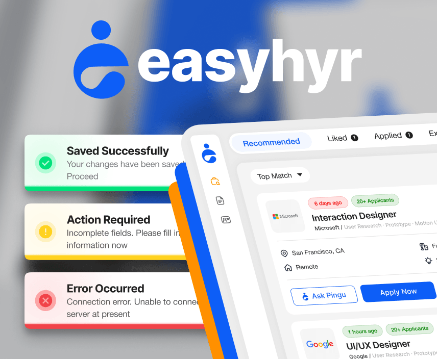 EasyHyr — BRAND & PRODUCT DESIGN branding & web design project by Clover Studio
